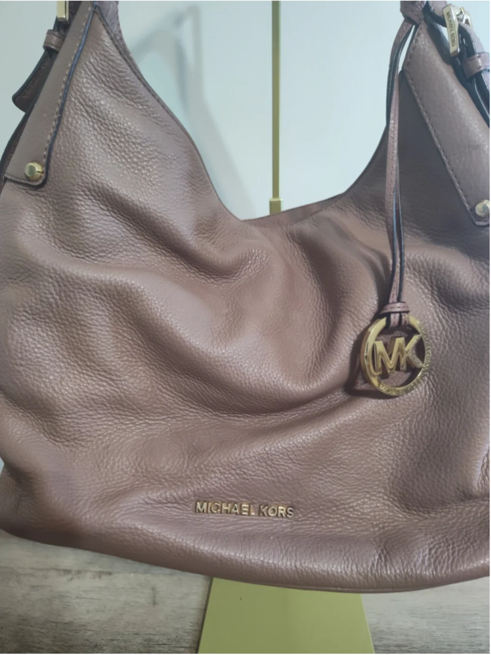 Women's Michael Kors Hobo Bag One Size Pink Gold